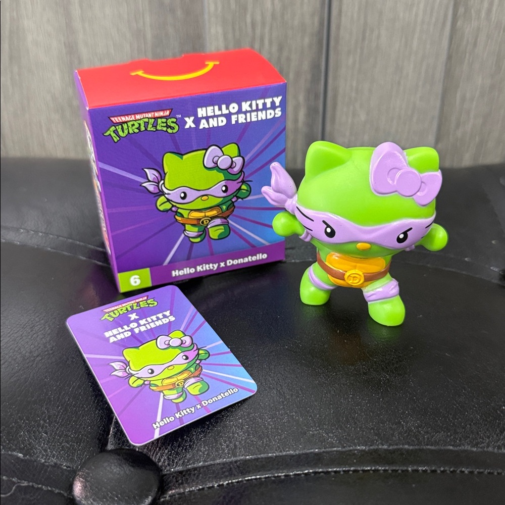 Hello Kitty Friends Ninja Turtle Hello Kitty x Donatello #6 McDonalds Happy Meal